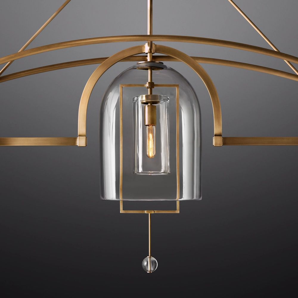 Fulcrum Linear Chandelier-MEET LIGHTING