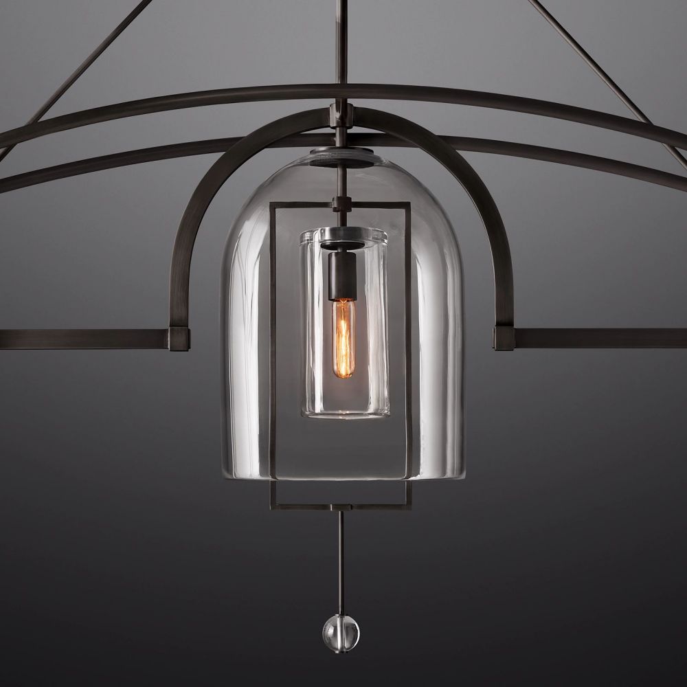 Fulcrum Linear Chandelier-MEET LIGHTING
