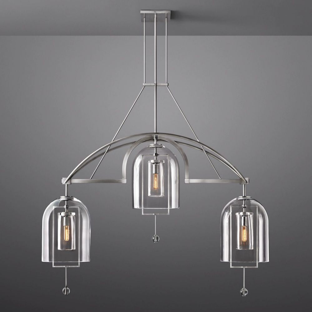 Fulcrum Linear Chandelier-MEET LIGHTING