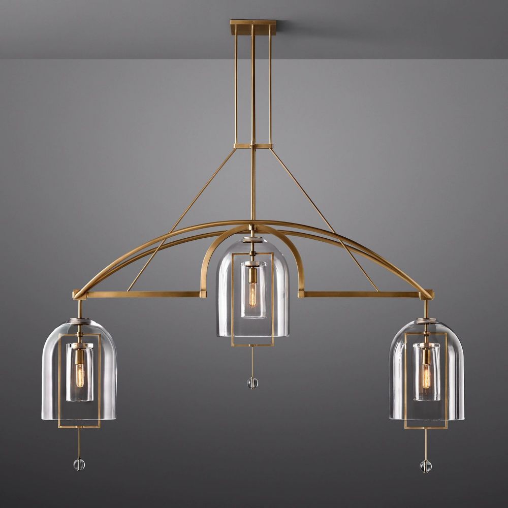 Fulcrum Linear Chandelier-MEET LIGHTING