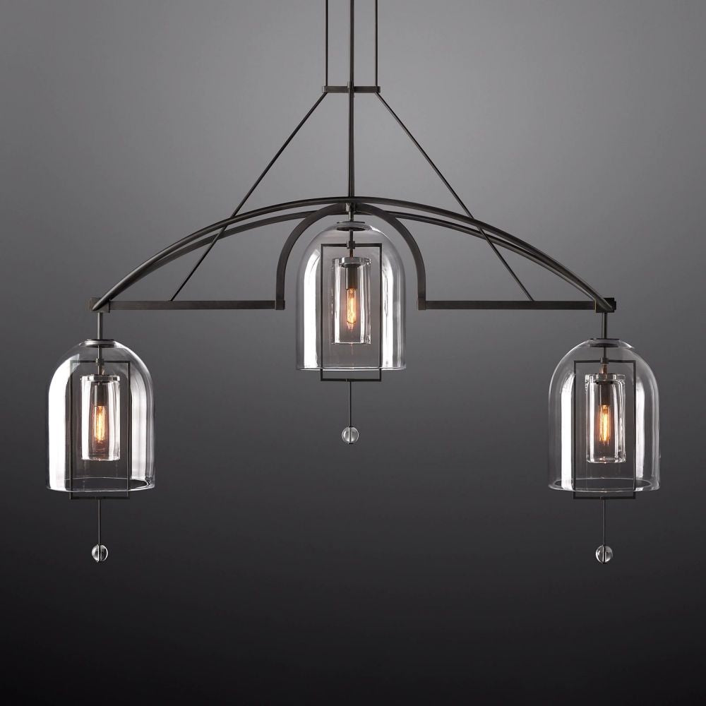 Fulcrum Linear Chandelier-MEET LIGHTING
