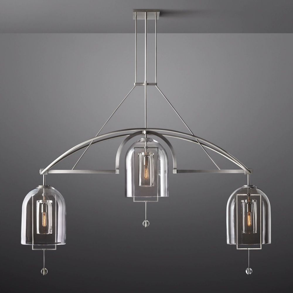 Fulcrum Linear Chandelier-MEET LIGHTING