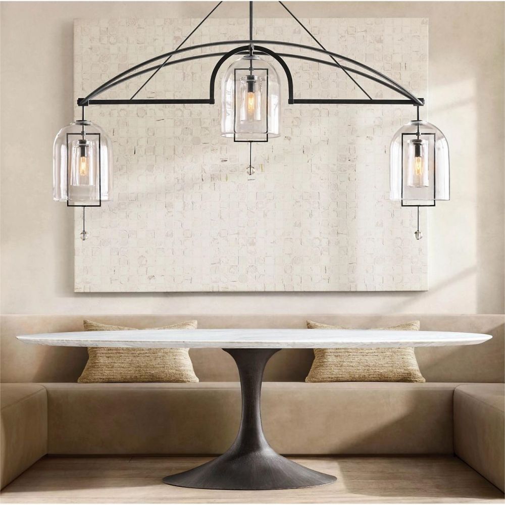 Fulcrum Linear Chandelier-MEET LIGHTING