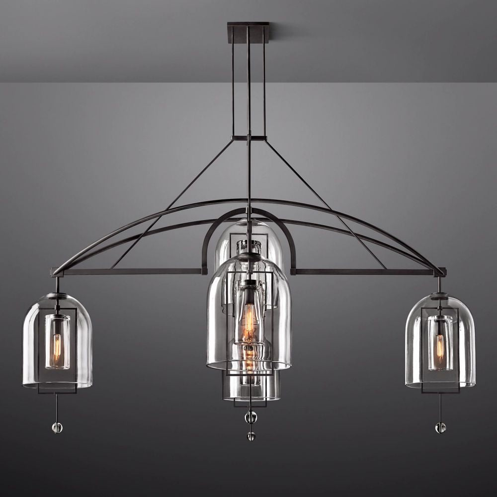 Fulcrum Round Chandelier-MEET LIGHTING