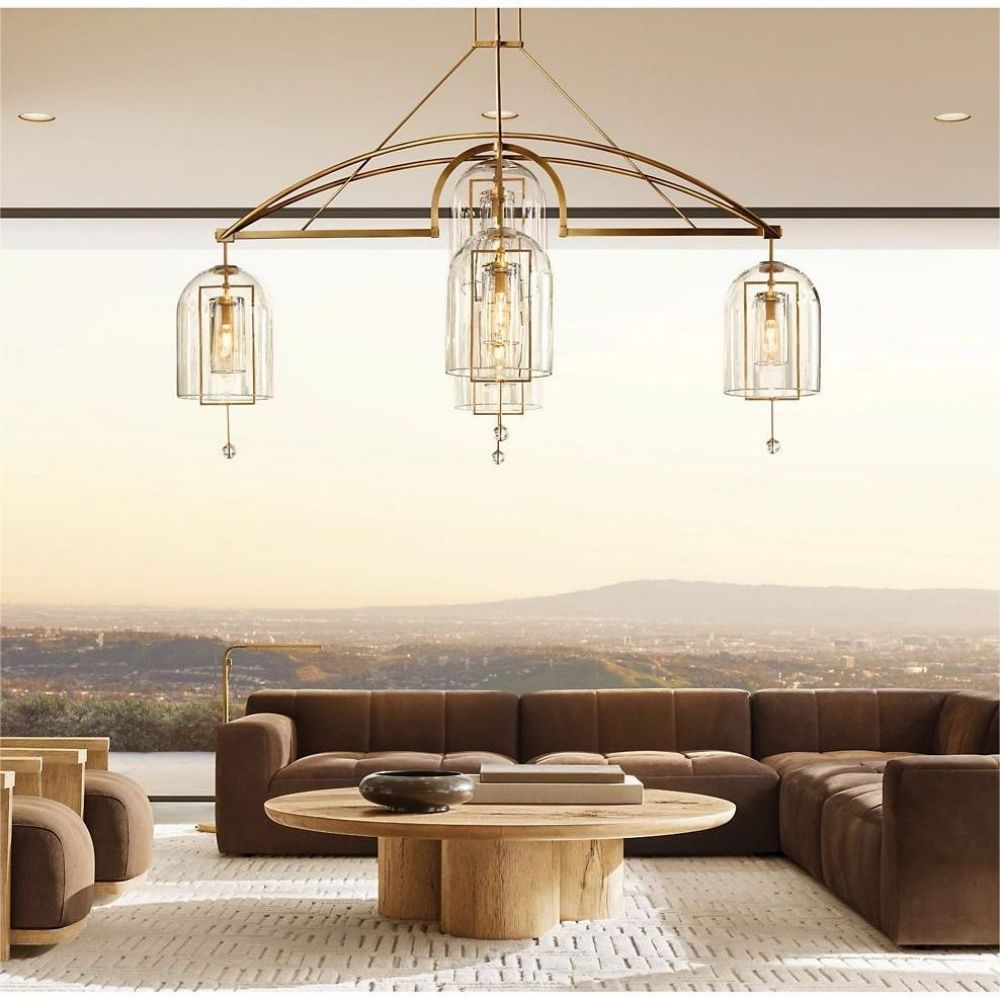 Fulcrum Round Chandelier-MEET LIGHTING