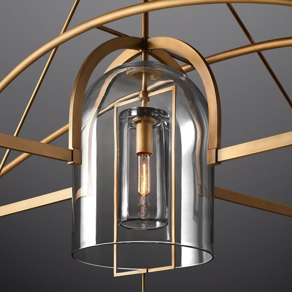 Fulcrum Round Chandelier-MEET LIGHTING