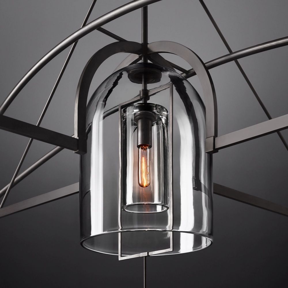 Fulcrum Round Chandelier-MEET LIGHTING