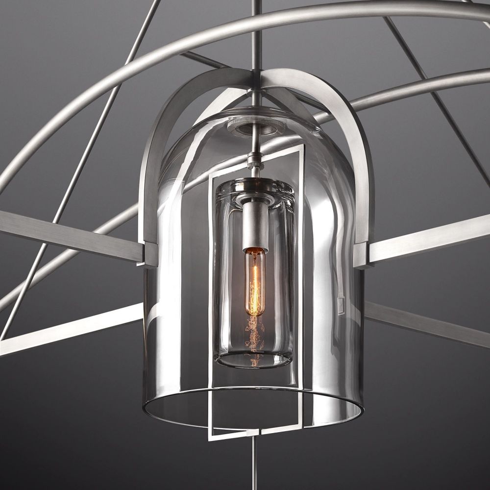 Fulcrum Round Chandelier-MEET LIGHTING
