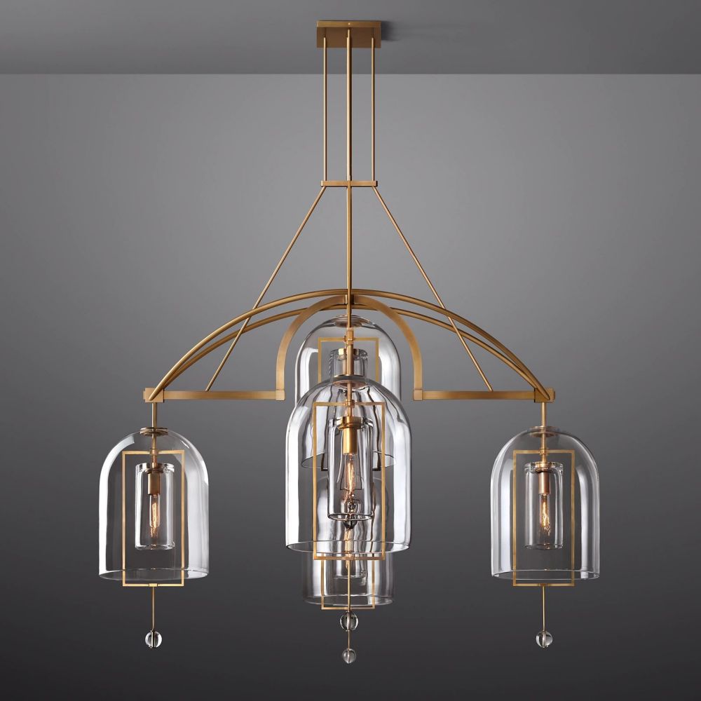 Fulcrum Round Chandelier-MEET LIGHTING