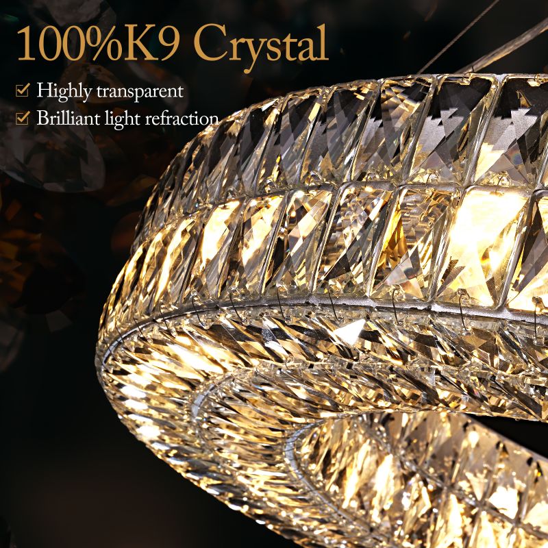 Gadsden Crystal Series Chandelier-MEET LIGHTING