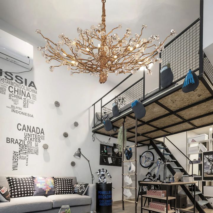 Gemstone Branch Chandelier-MEET LIGHTING
