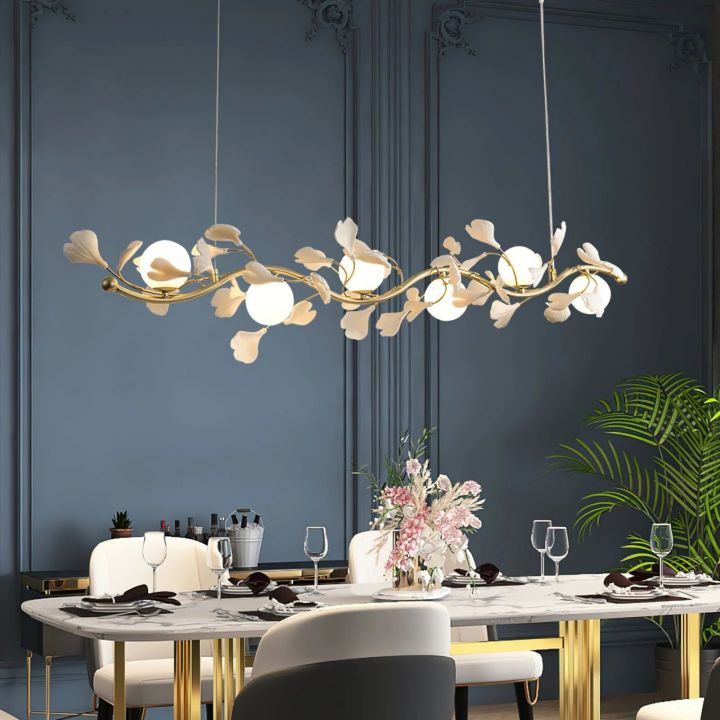 Gingko Glass Chandelier-MEET LIGHTING
