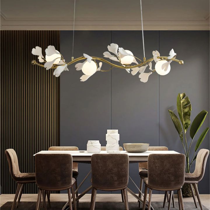 Gingko Glass Chandelier-MEET LIGHTING