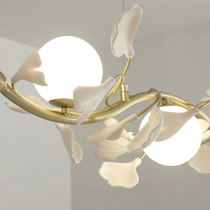 Gingko Glass Chandelier-MEET LIGHTING