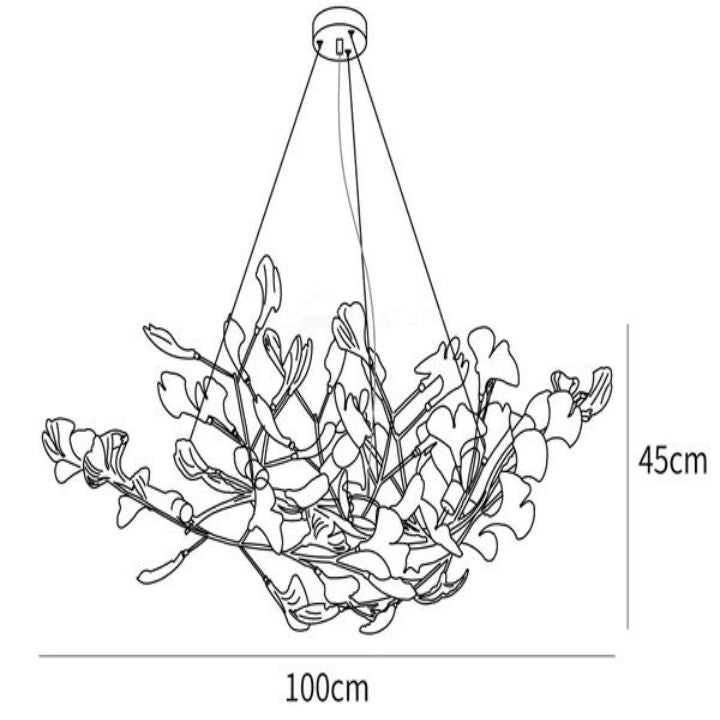 Gingko Luxury Chandelier Style D-MEET LIGHTING