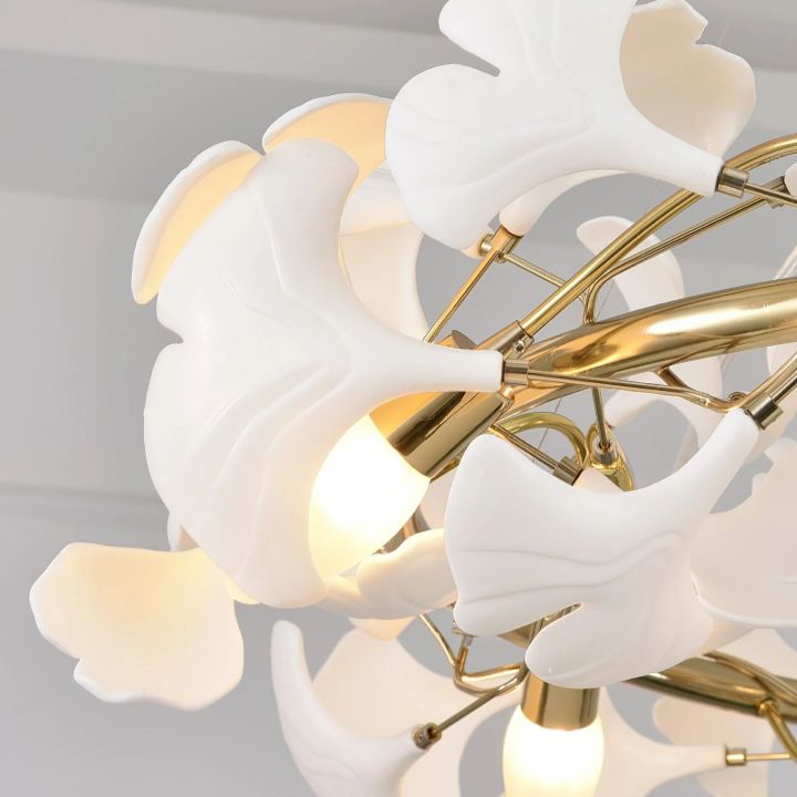 Gingko Luxury Chandelier Style F-MEET LIGHTING