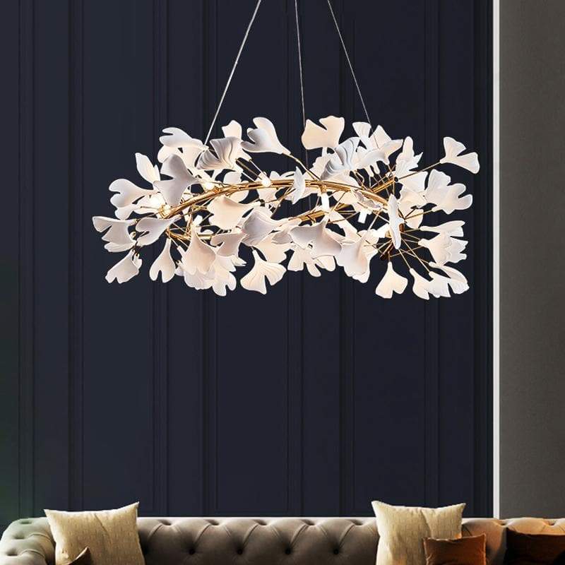Ginkgo Round Chandelier Custom-MEET LIGHTING