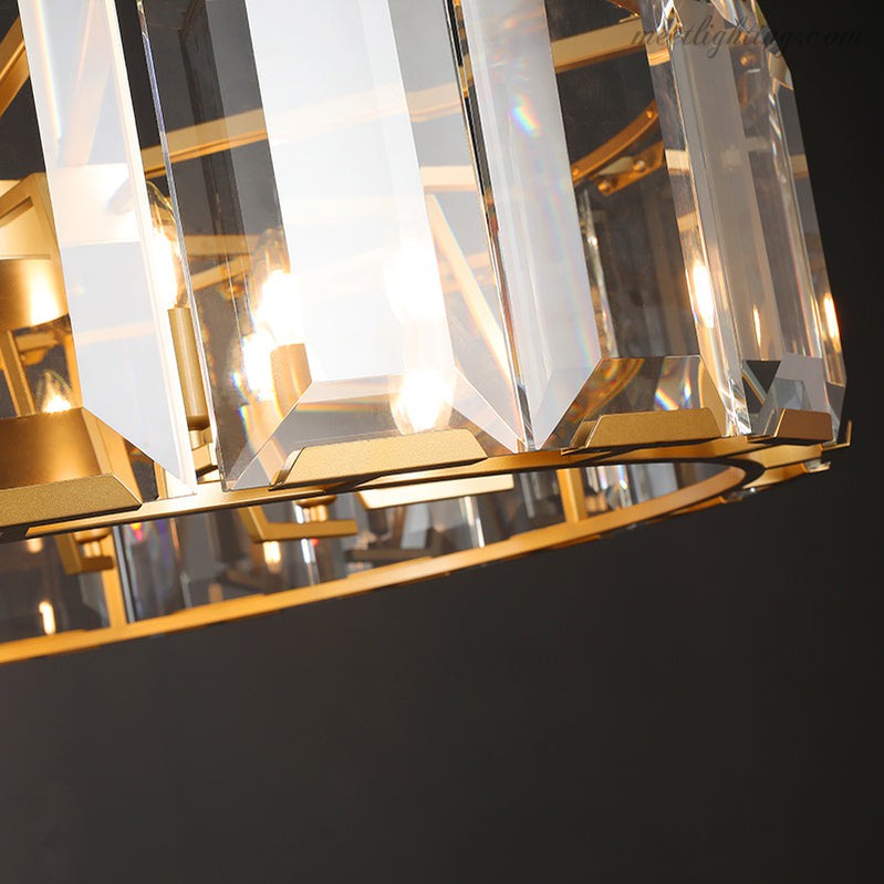 Harlow Crystal Round Chandelier 60"-MEET LIGHTING