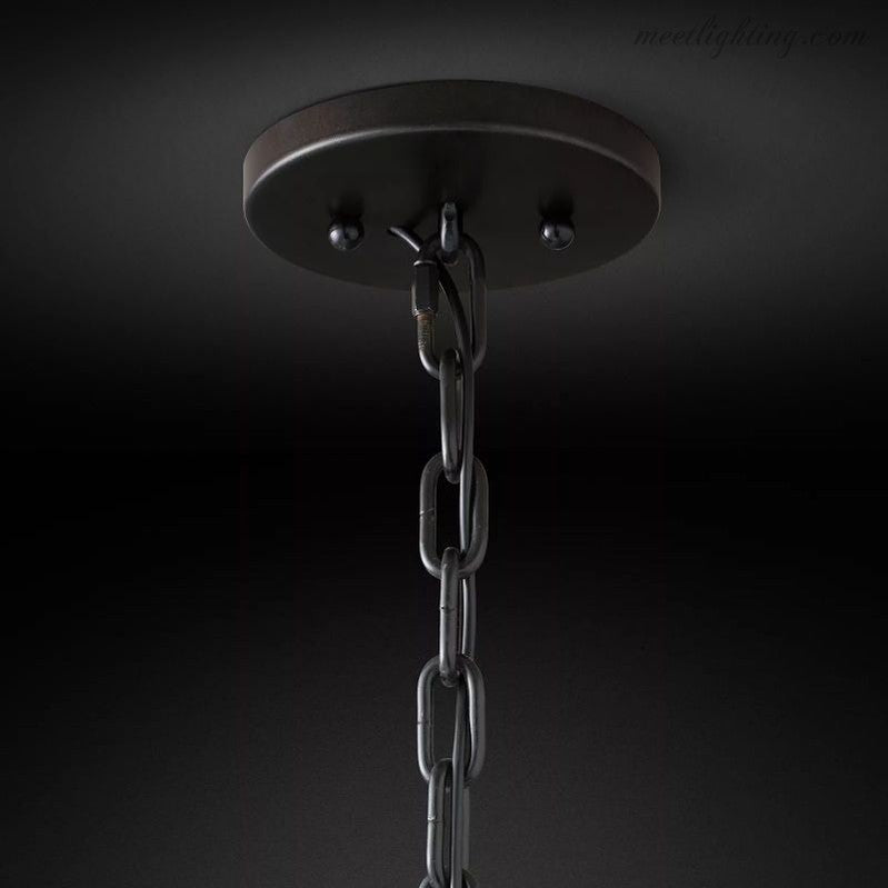 Harlow Crystal Round Chandelier 60"-MEET LIGHTING