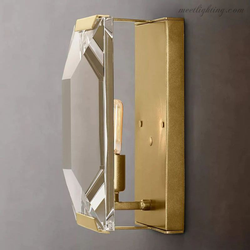 Harlow Crystal Wall Sconce-Meet Lighting