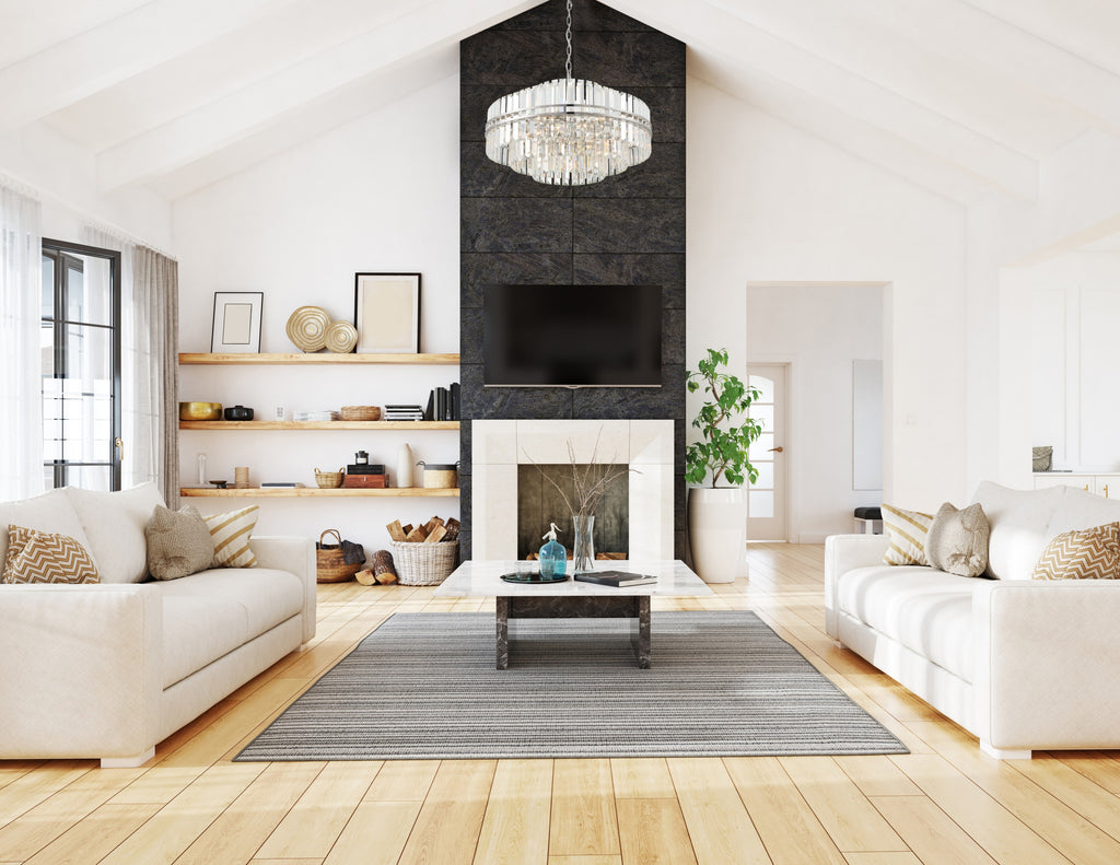 Hayer Round Crystal 16 Light Chandelier-MEET LIGHTING