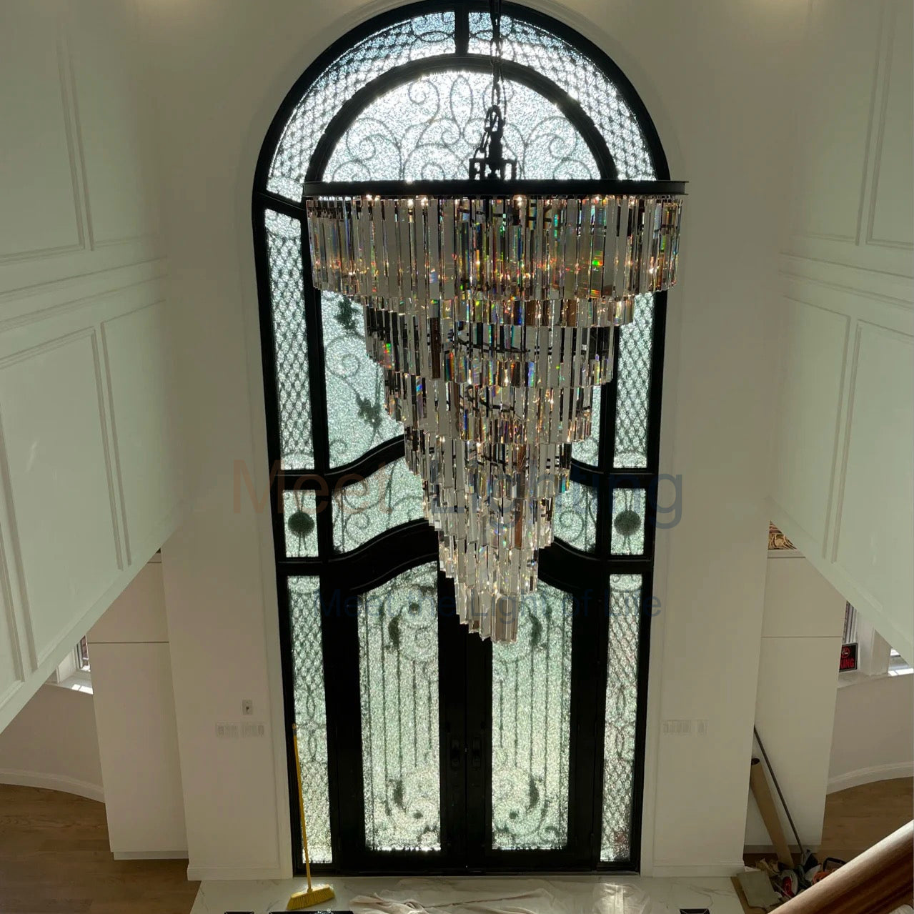 Helixe Multi-Layer Spiral Crystal Round Chandelier 36"48"-MEET LIGHTING