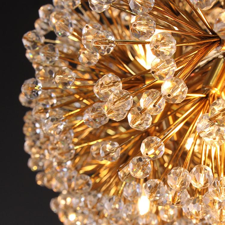 Iissabelle Flower Crystal Chandelier-MEET LIGHTING