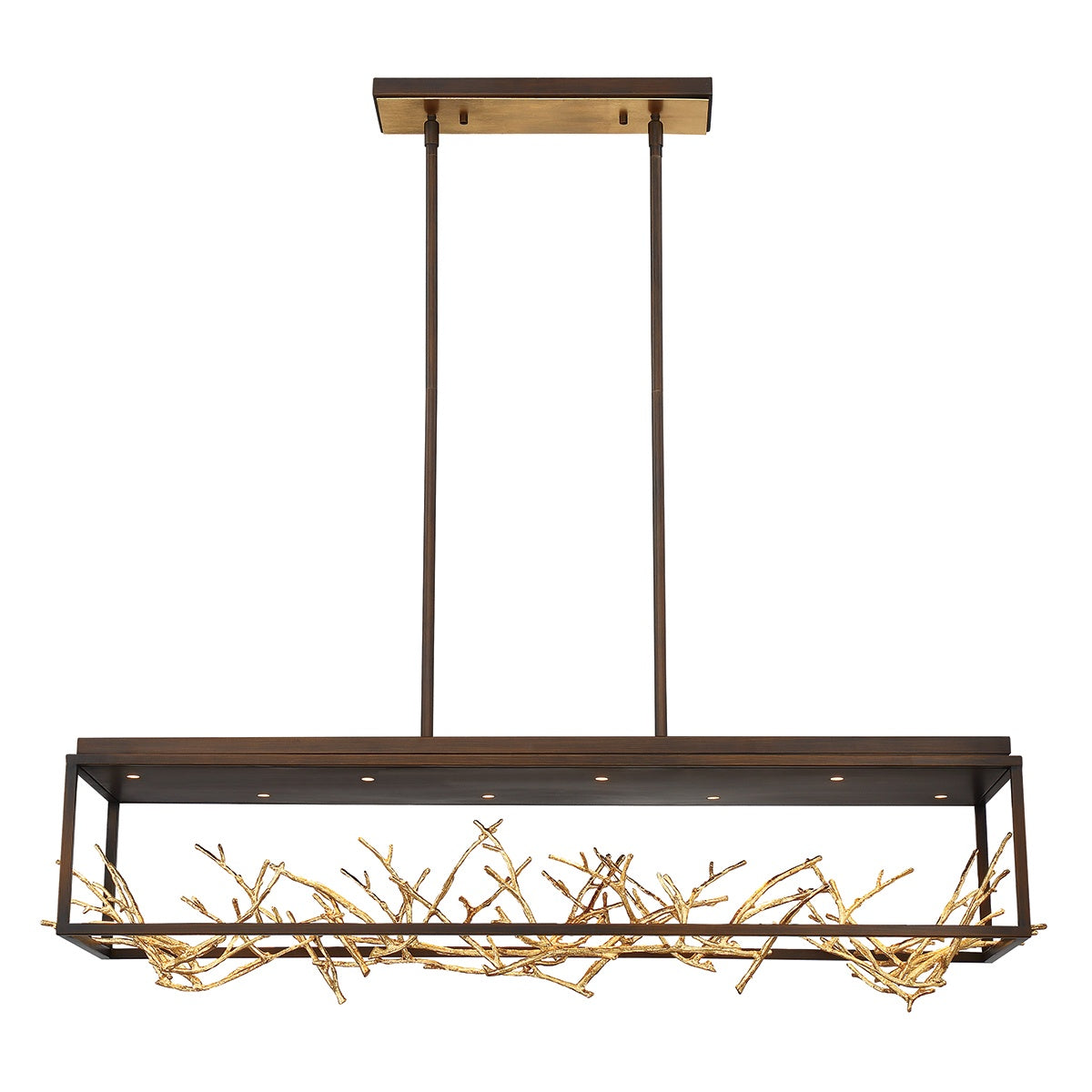 Aerie 8-Light 42" Linear Chandelier-MEET LIGHTING