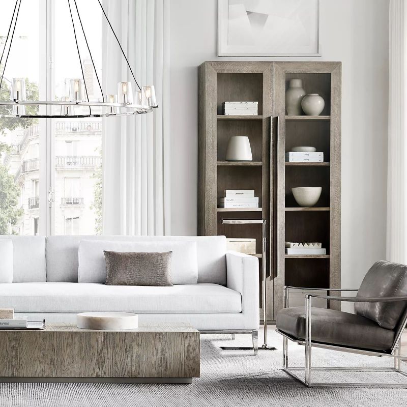 Kuseau Glass Round Chandelier 60"-MEET LIGHTING