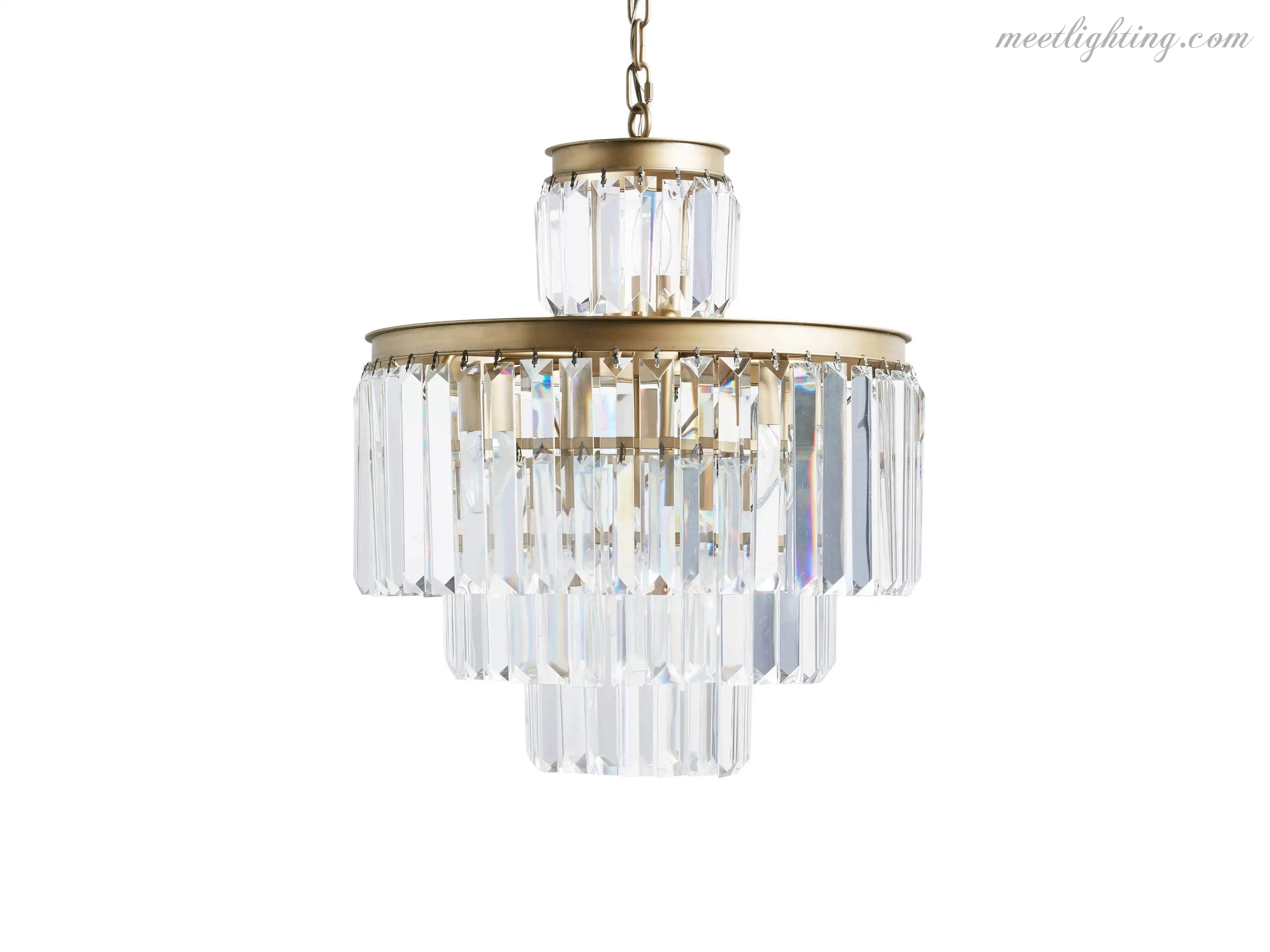 Leyland 11-Light Crystal Chandelier-MEET LIGHTING