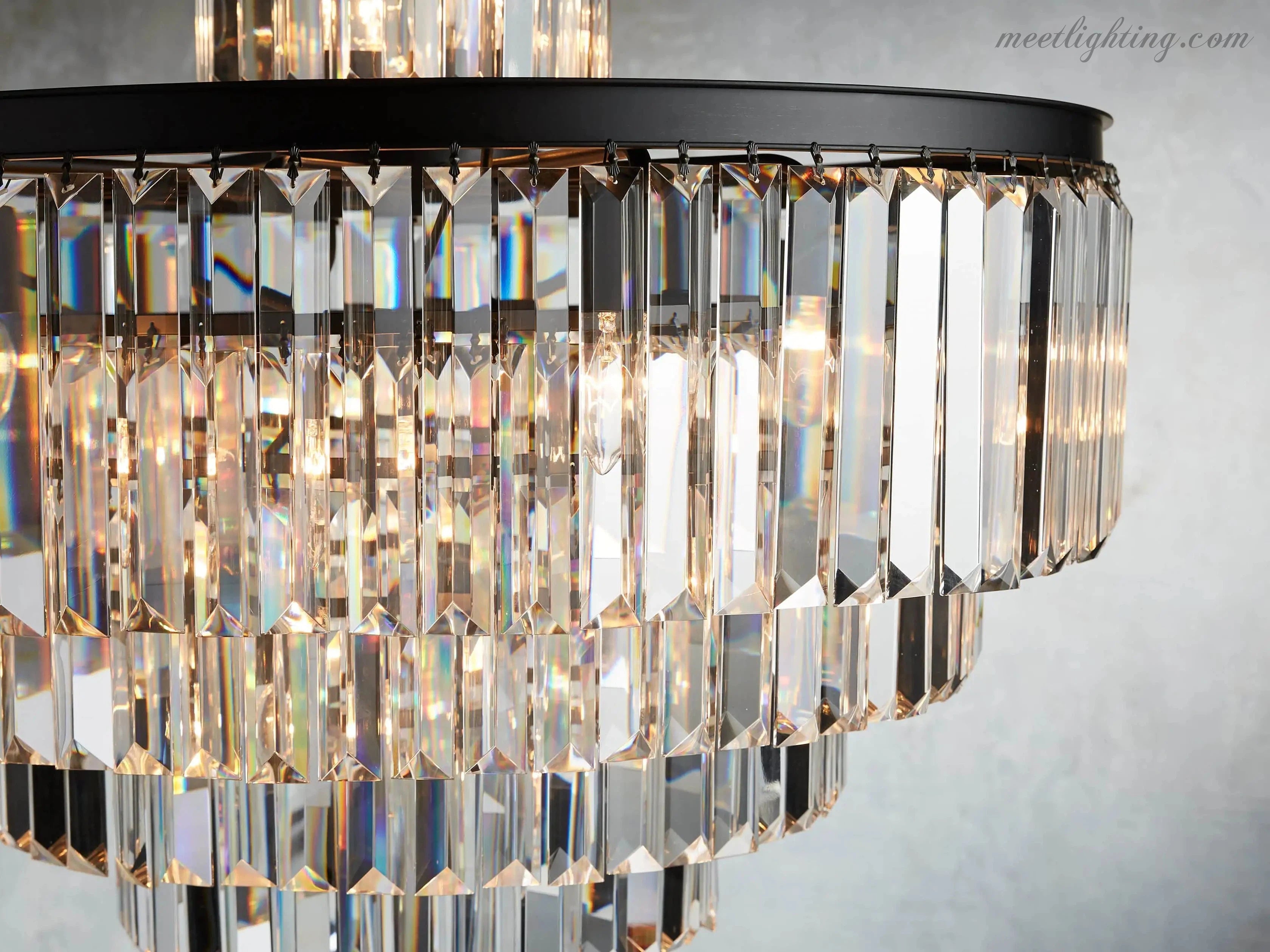 Leyland 22-Light Crystal Chandelier-MEET LIGHTING