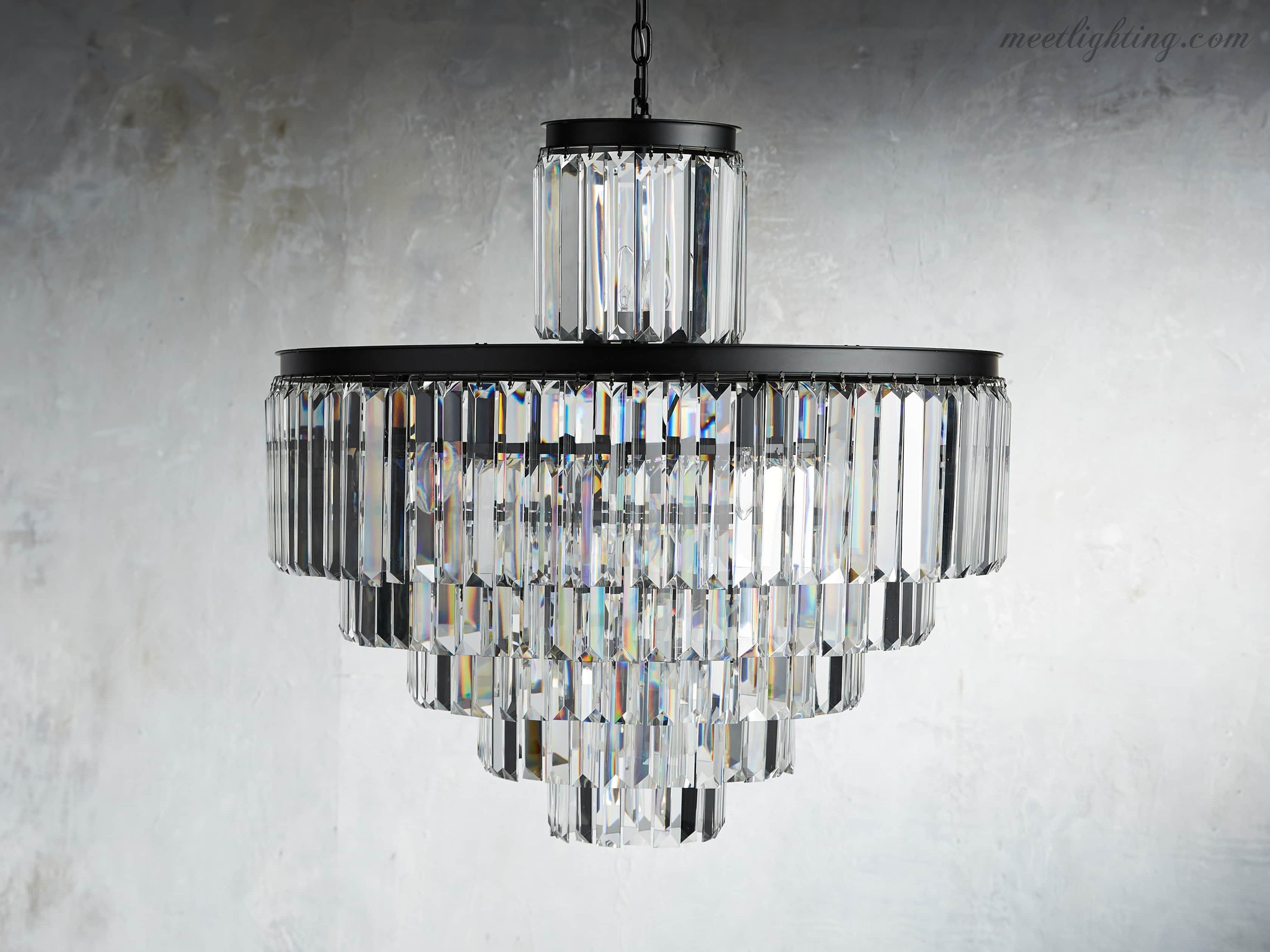 Leyland 22-Light Crystal Chandelier-MEET LIGHTING