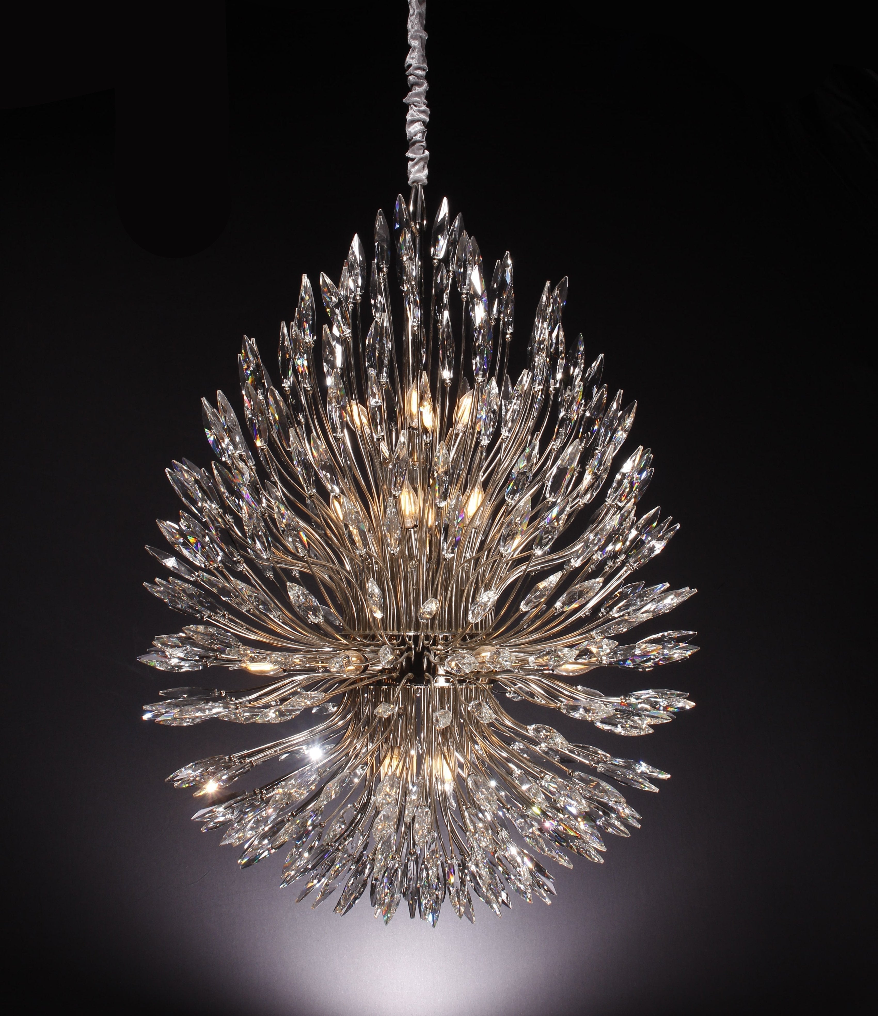 Lily Starburst Crystal Sputnik Chandelier-MEET LIGHTING