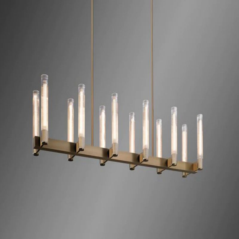 Lorraine Linear Chandelier 60"L-MEET LIGHTING