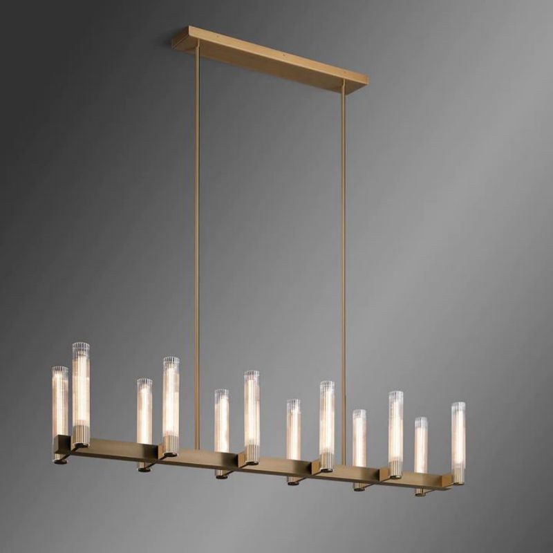 Lorraine Linear Chandelier 60"L-MEET LIGHTING