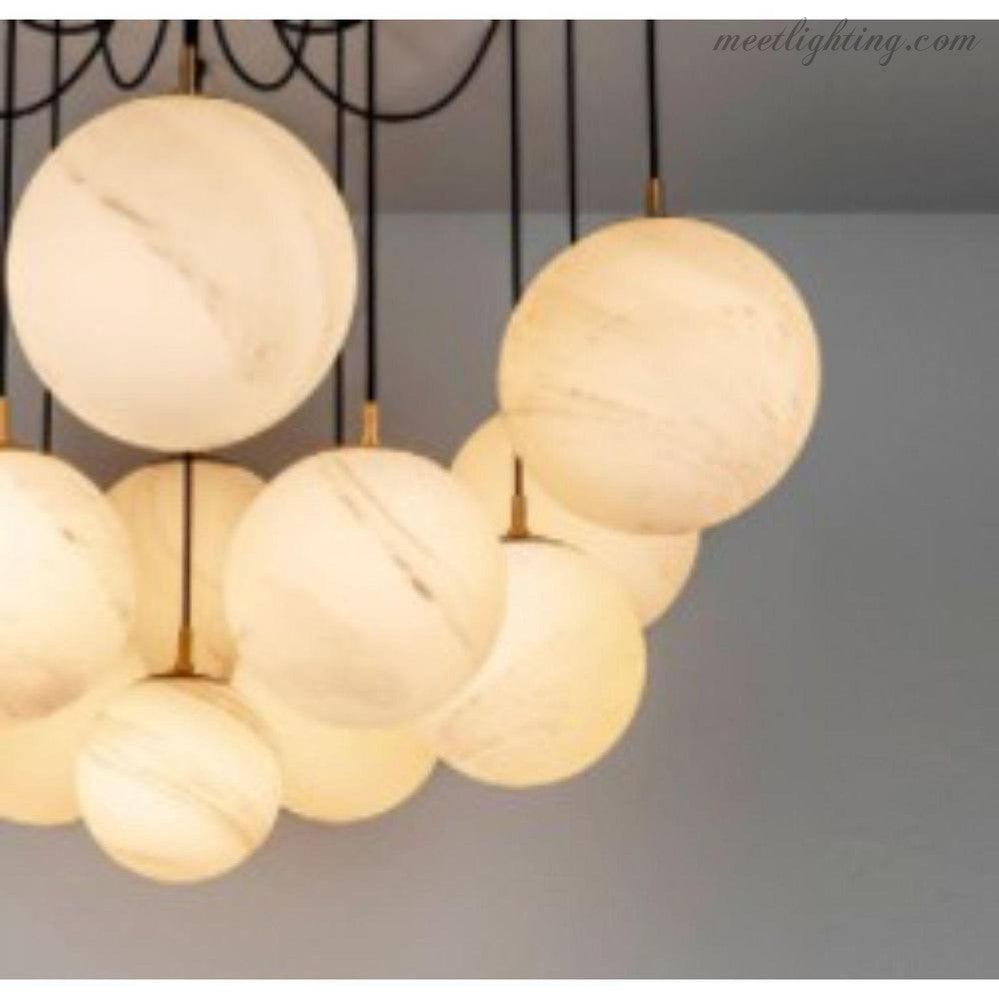 Luxurious Alabaster Chandelier-MEET LIGHTING