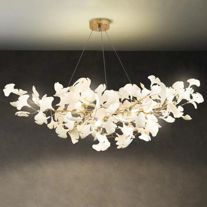 Luxury Ceramic Ginkgo Chandelier-MEET LIGHTING
