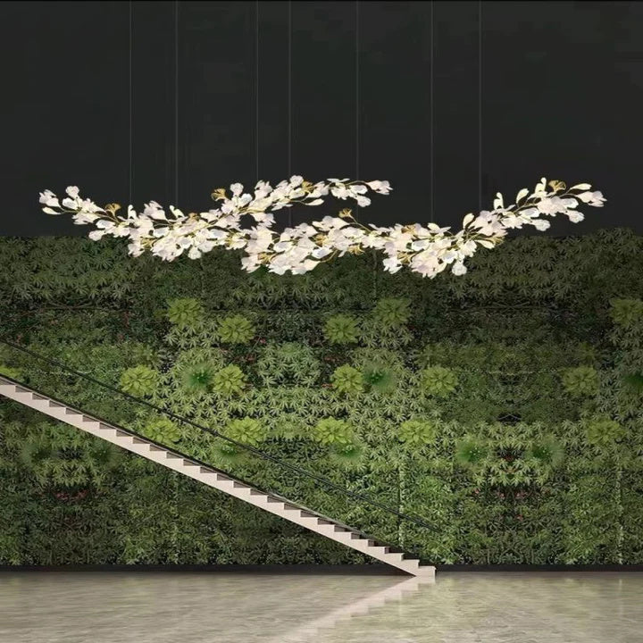 Luxury Ceramic Ginkgo Chandelier-MEET LIGHTING