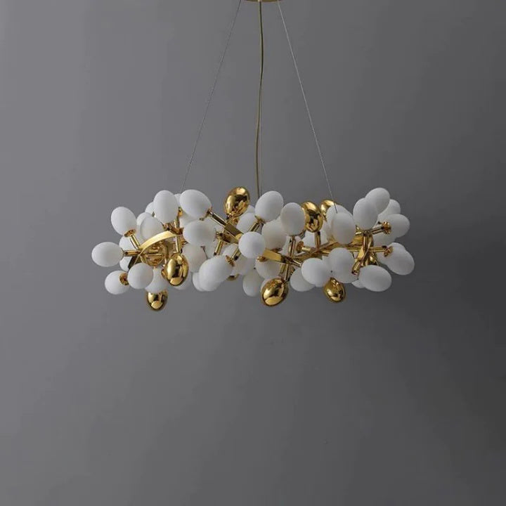 Luxury Escamoles Modern Grape Round Chandelier-MEET LIGHTING