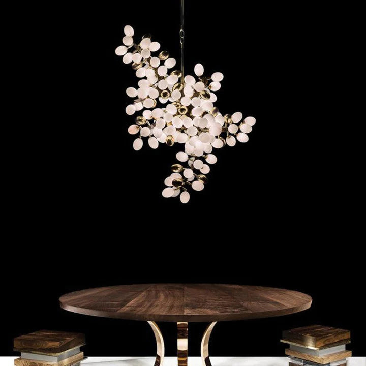 Luxury Escamoles Vertical Grape Chandelier-MEET LIGHTING