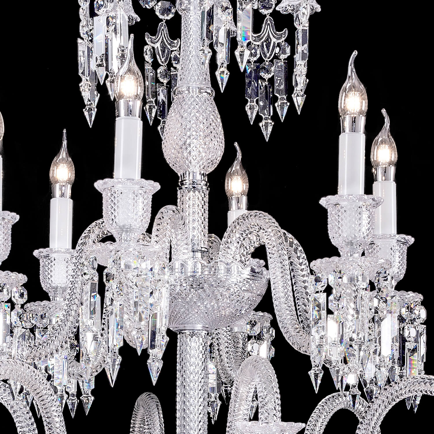 Luxury Solstice Baccarat Crystal Chandelier-MEET LIGHTING