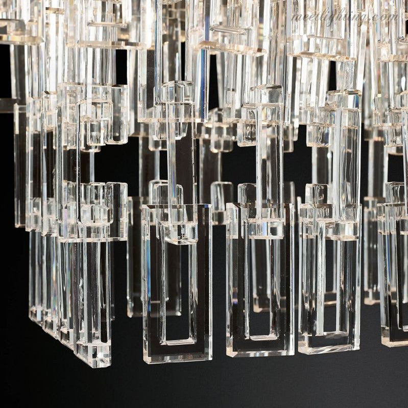 Marignan Five-Tier Round Chandelier 48"-MEET LIGHTING