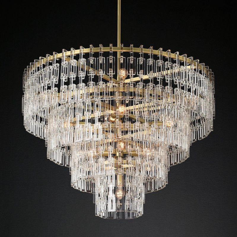 Marignan Five-Tier Round Chandelier 48"-MEET LIGHTING