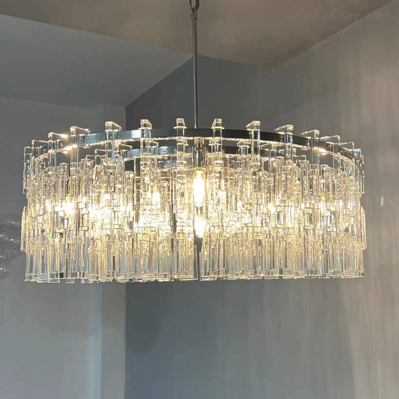 Marignan Round Chandelier 60"-MEET LIGHTING