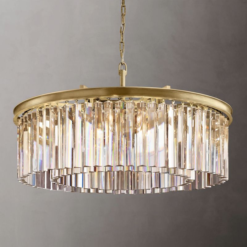 Meet Crystal Round Chandelier 32"-MEET LIGHTING