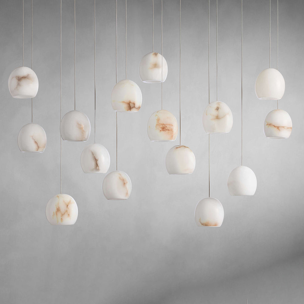 Maeva Rectangular Chandelier 15 lights/30 lights-MEET LIGHTING