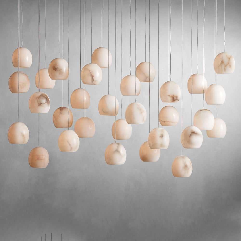 Maeva Rectangular Chandelier 15 lights/30 lights-MEET LIGHTING