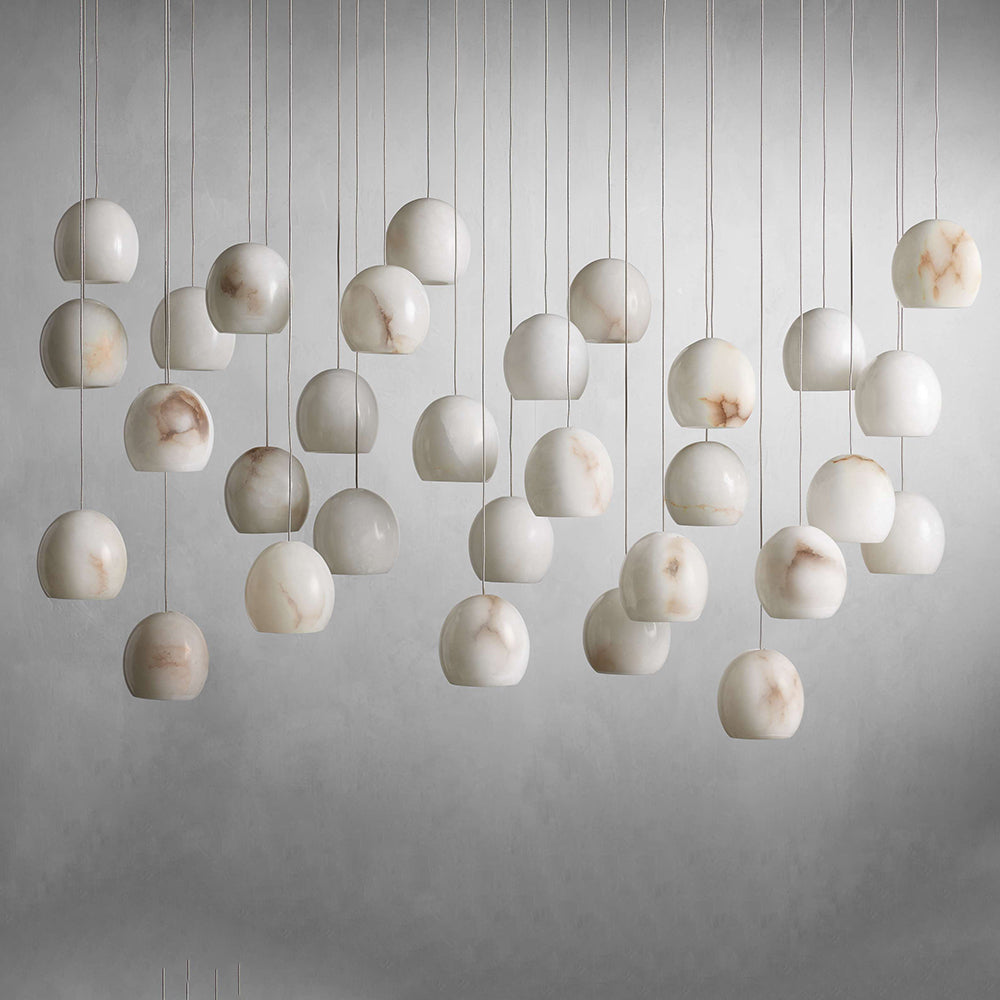 Maeva Rectangular Chandelier 15 lights/30 lights-MEET LIGHTING