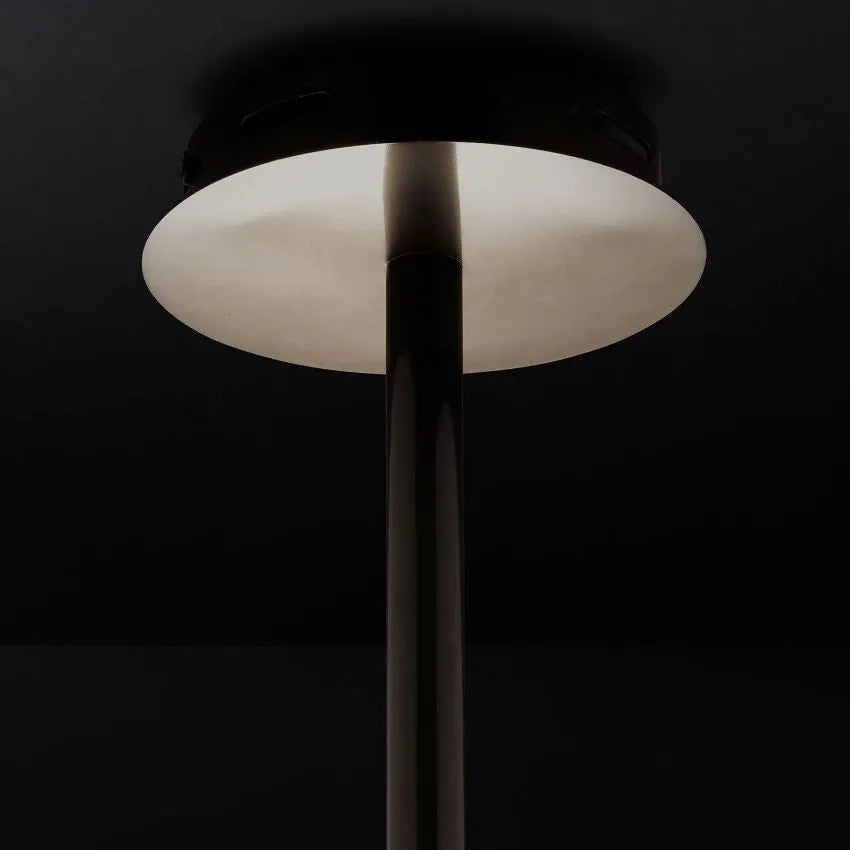 Modern Glass Globe Six-Arm Chandelier 54"-MEET LIGHTING