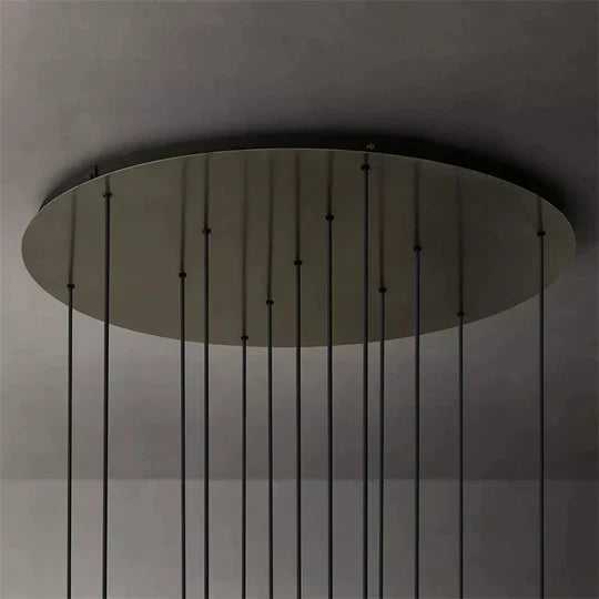 Modern Glass Round Globe Cluster Chandelier 44"-MEET LIGHTING